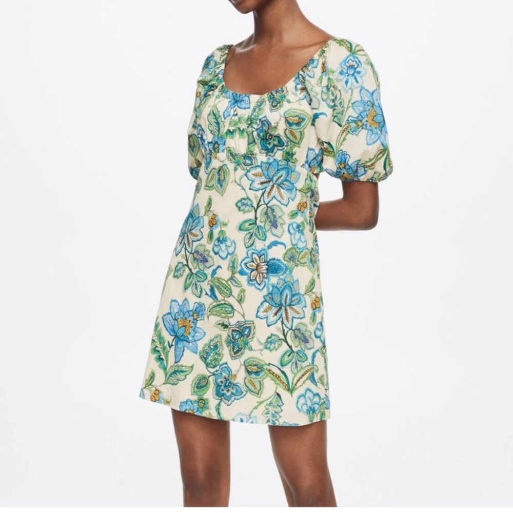 Mango floral dress